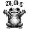 Big hugging frog