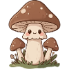 Mushrooms Kawaii Mushroom Picker Gift
