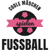 Coole Mädchen spielen Fußball Geschenk Mädchen