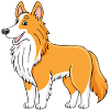 Light Brown Sheltie (Comic)