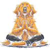 Funny Yoga Golden Retriever Gift