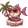 Piranha Fish Summer Holiday