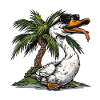 Gans Sommer Comic