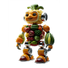 Robot Fruit Heureux