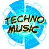 Circuit néon de musique techno