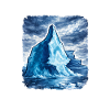 Frost Peak – Retro-Illustration