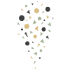 Geometrisches Konfetti