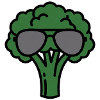 Broccoli with Sunglasses – Cool Vegetables