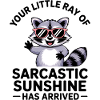Small Sarcastic Sunshine Raccoon