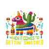 Kunterbunte Llama-Piñata Fiesta Smashed