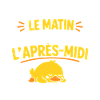 Matin doux canard endormi