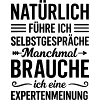 Lustiger Spruch Selbstgespräche Design