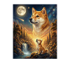 Howling to the Moon Meme Dog Shiba Inu