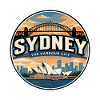 Retro Sydney Harbour Reiseemblem
