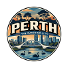 Retro Perth Swan River Reiseabzeichen