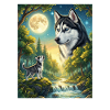 Howling to the Moon Meme Dog Siberian Husky