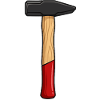 Outil marteau de serrurier