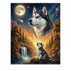 Howling to the Moon Meme Dog Siberian Husky