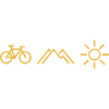Mountain Summer Cycling Sun