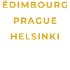 Mende Lozère - Edinburgh - Prague - Helsinki