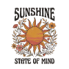"Sunshine State Of Mind" Sunset Grafikdesign