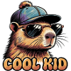 Cooler Otter mit Sonnenbrille
