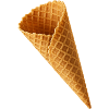 Knusprige Eiswaffel Illustration 