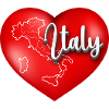 Heart of Italy with Map