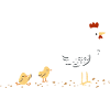 Chicken with chick