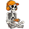 Halloween Gaming, Halloween Party, Skeleton Gamer