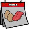 Merz Leck Eier – Political Satire Motif