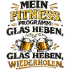 Mein Fitnessprogramm: Gläser heben