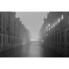 Speicherstadt: Kehrwiederfleet at night (fog)