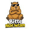 Bitte nicht hetzen Capybara Lustiger Spruch