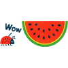 Ladybug amazed by melon