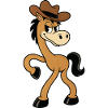 Cheval de style western