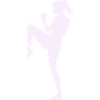 Woman Martial Arts Dynamic Kick