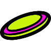 Disc Golf Frisbee Disc Icon
