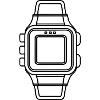 Digitale Armbanduhr