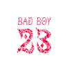 Bad Boy 23 Blumenrosa Design