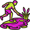 Discgolf Wasserhindernis Icon