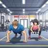 GIDAGI Fitness-Cartoons-Sammlung