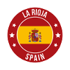 La Rioja Spain Emblem Round