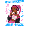 Anime and Music Chibi Black Girl