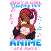 Anime and Music Chibi Black Girl