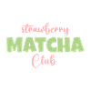 Strawberry Matcha Club
