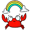 Regenbogenkrabbe Charme