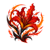 Flame Blossom – Fiery Blossom Art