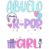Abuelo de la fille d’anniversaire K-Pop