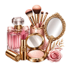Golden Glamour Cosmetics Collection